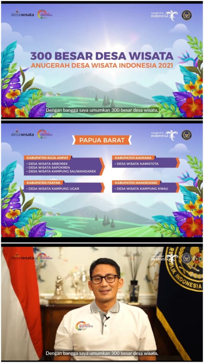 Anugerah Desa Wisata Indonesia Tahun 2021, (Foto: Istimewa)