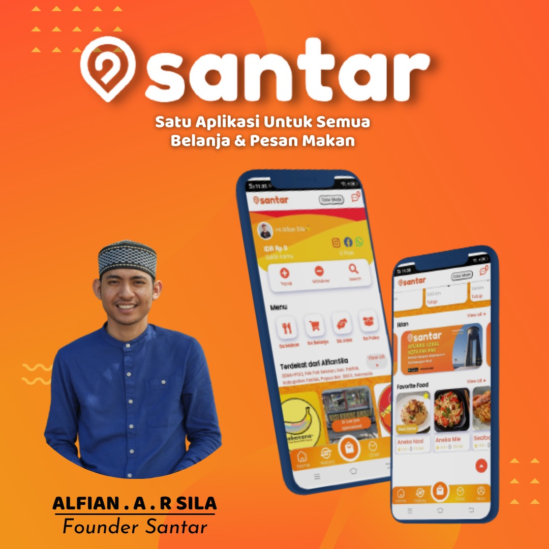 Telah Hadir Aplikasi Delivery Lokal Santar "Sa Antar" Di Fakfak, Yuk Download
