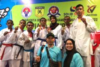 Fakfak Berhasil Raih 5 Medali Emas dan 2 Medali Perak Pada Kejurnas Piala Menpora RI Bharaduta Open Karate Championship III Tahun 2022, (Foto: EM/AZT)