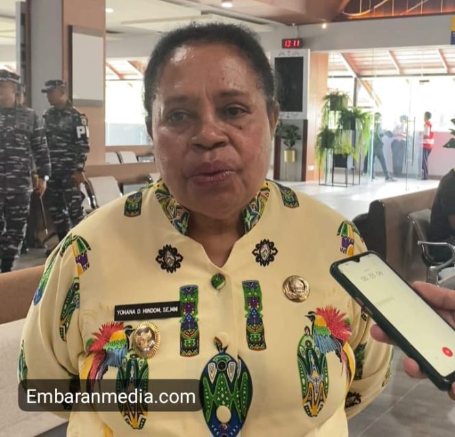 
					Wakil Bupati Fakfak, Yohana Dina Hindom, SE, MM, (Foto: EM/Rikki).