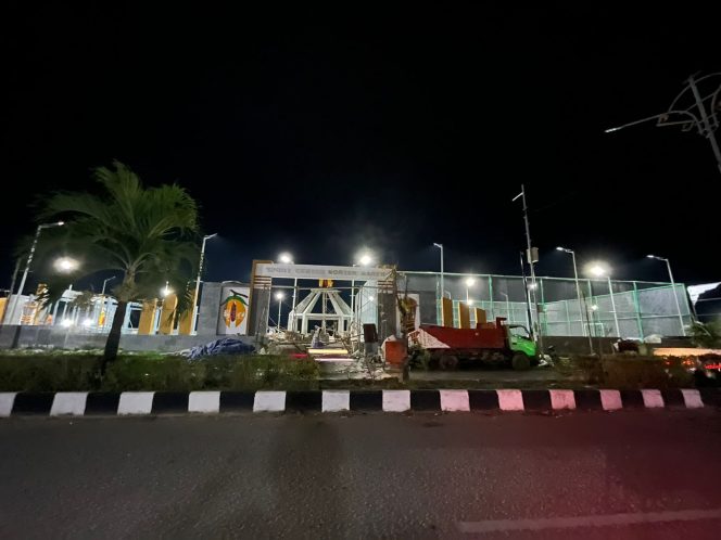 
					Sport Center Norten Mareh Kabupaten Fakfak, (Foto: EM/AZT).