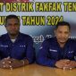 Ketua PPD Distrik Fakfak Tengah, Amir Zailan Rumanama bersama Anggotanya, (Foto: EM/RBW)