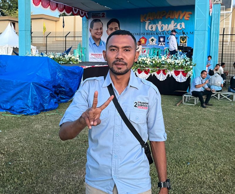 Ketua Relawan Gempar Fakfak, Ramli Rumbati, (Foto: EM/AZT).