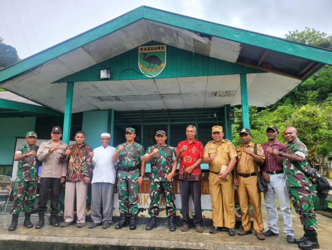 
					Dandim 1803/Fakfak Hadiri Launching Air Bersih oleh KASAD secara Virtual di Distrik Kokas