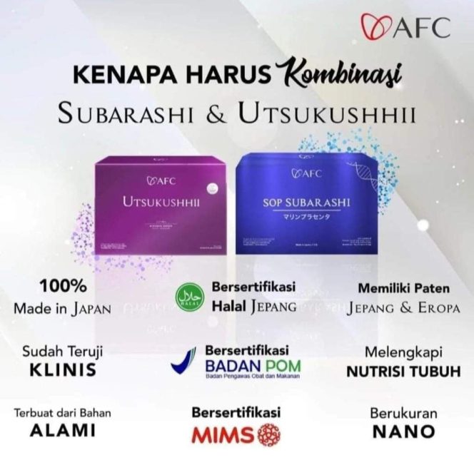 SOP Subarashi dan Utsukushi Gold: Produk Suplemen Terbaik Cocok Untuk Anda, Bisa Diresepkan Dokter Loh!