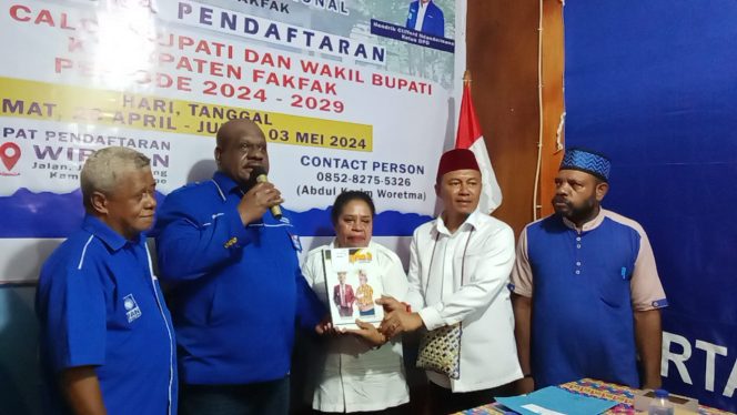 
					Sah, Utayoh Daftar Balon Kepala Daerah di PAN Fakfak, UT: Kami Optimis Dapat, (Foto: EM/RBW).