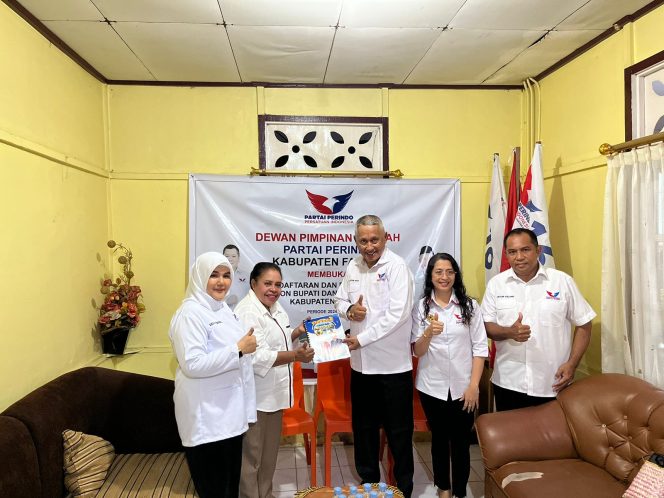 Pilkada 2024: Utayoh2 Daftar Balon Kepala Daerah di Partai Perindo Fakfak