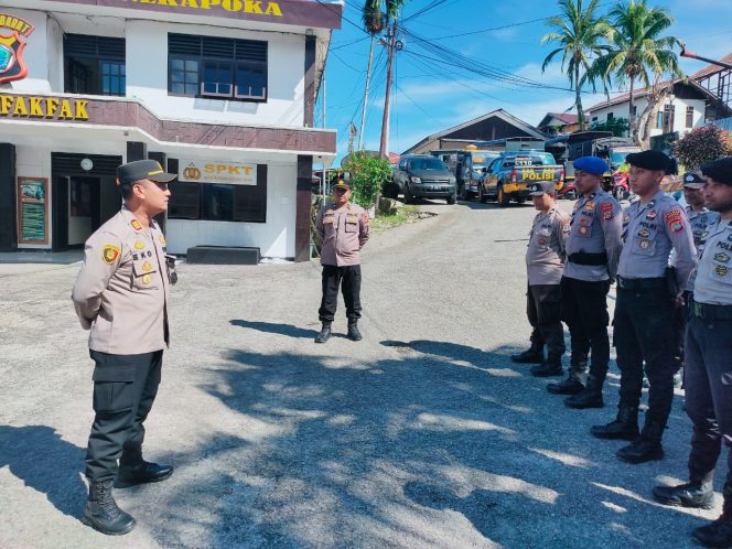 
					Polres Fakfak Gelar Razia dan Patroli Gabungan Jelang Pilkada Serentak 2024