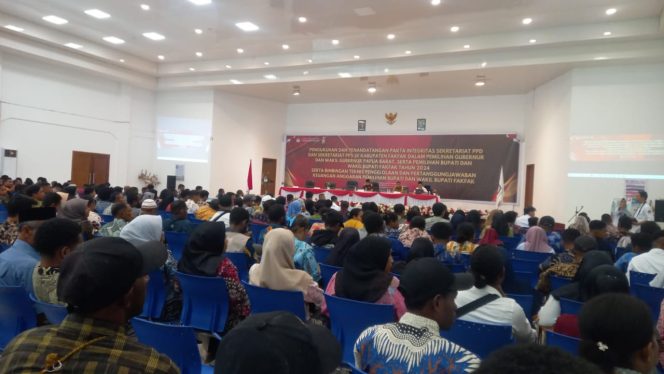 KPU Fakfak Gelar Bimtek Pengelolaan dan Pertanggungjawaban Keuangan bagi PPD dan PPS