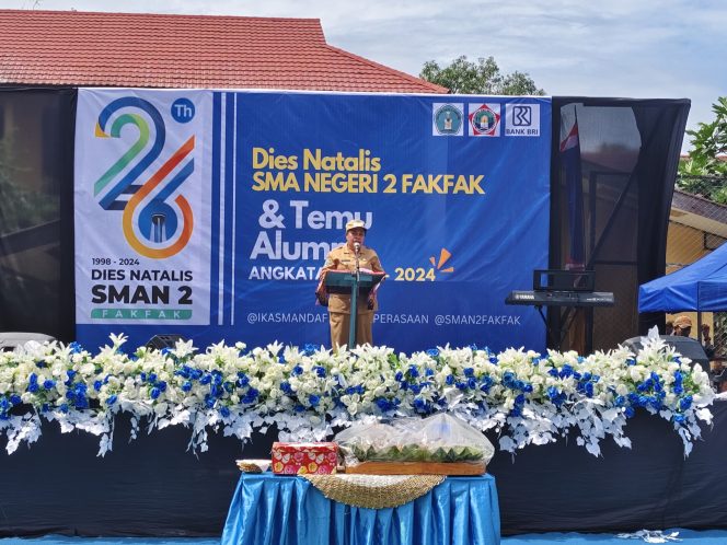 
					Dies Natalis SMA Negeri 2 Fakfak ke- 26 Tahun, Wakil Bupati Yohana Hindom beri Pesan Ini, (Foto: EM/Rikki).