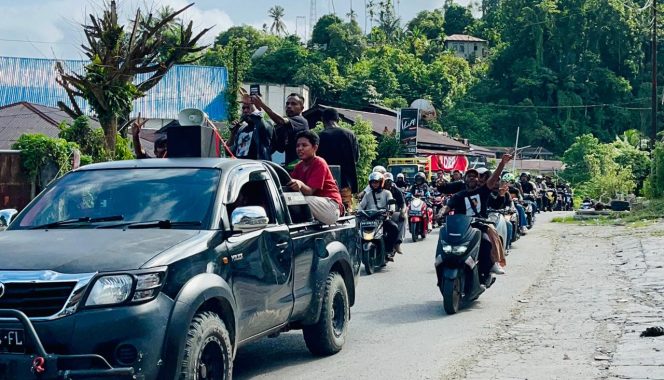 
					Ribuan Pendukung Siap Jemput Untung Tamsil-Yohana Dina Hindom Besok Pagi