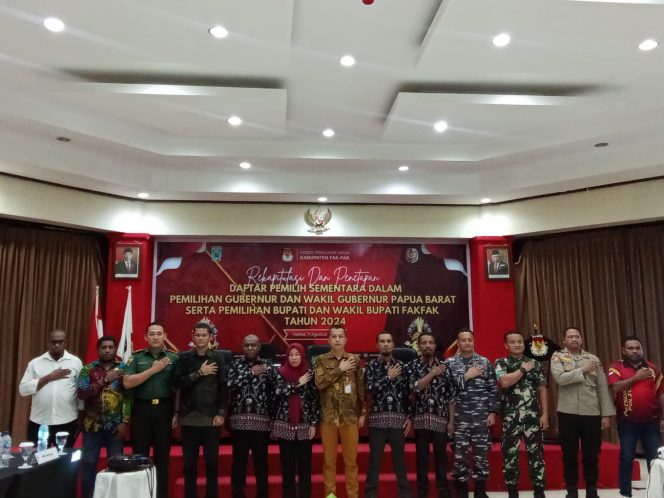
					KPU Fakfak Tetapkan 59.215 Pemilih Dalam Rapat Pleno DPS 2024: Siap Jaga Hak Pilih Masyarakat, (Foto: EM/RBW).