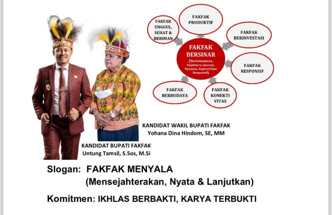 
					UTA_YOH Komitmen Bersama Masyarakat Melalui Visi Misi Fakfak Bersinar, Hadirkan 12 Program Unggulan, (Foto: EM/AZT).