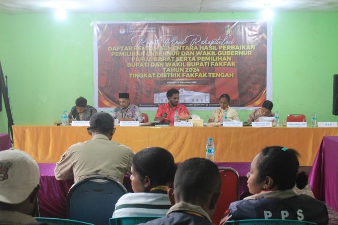 
					Pleno DPSHP Sukses, Berikut Total Pemilih Sementara di Distrik Fakfak Tengah!
