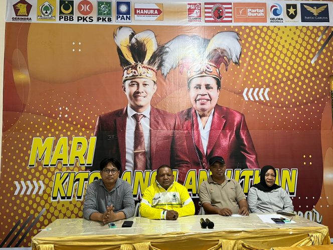 
					Mendapat Kejanggalan, Tim Hukum Koalisi Fakfak Bersinar Beri Warning ke KPU Fakfak, (Foto: EM/AZT).