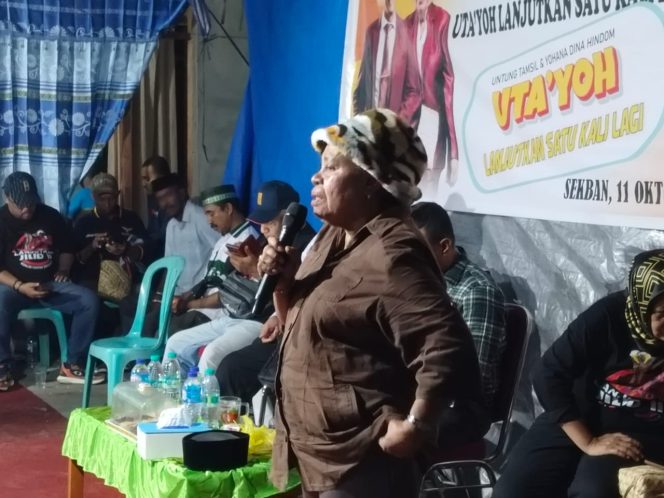 
					Yohana Dina Hindom Calon Wakil Bupati Fakfak, Selasa, 11 Oktober 2024, (Foto: EM/Ismail Weripang).