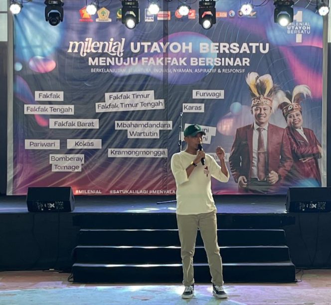 
					Mahdi Mahsyar: Deklarasi Milenial Menjadi Subjek Politik Untuk Gerakkan Kebijakan Berdemokrasi, (Foto: EM/Ismail Weripang).