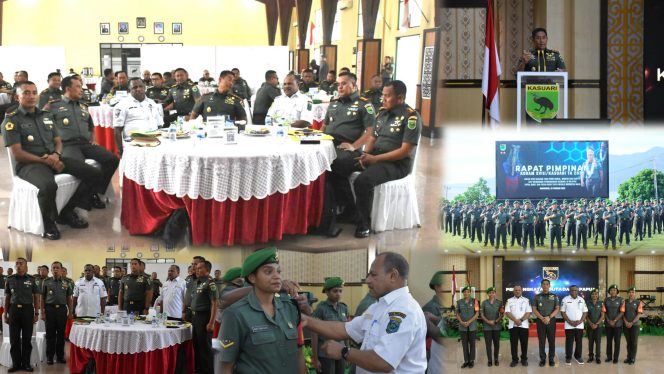 
					Danrem 182/JO Hadiri Rapim Kodam XVIII/Kasuari, Pangdam Kasuari : Dansat Adalah Motor Penggerak TNI AD