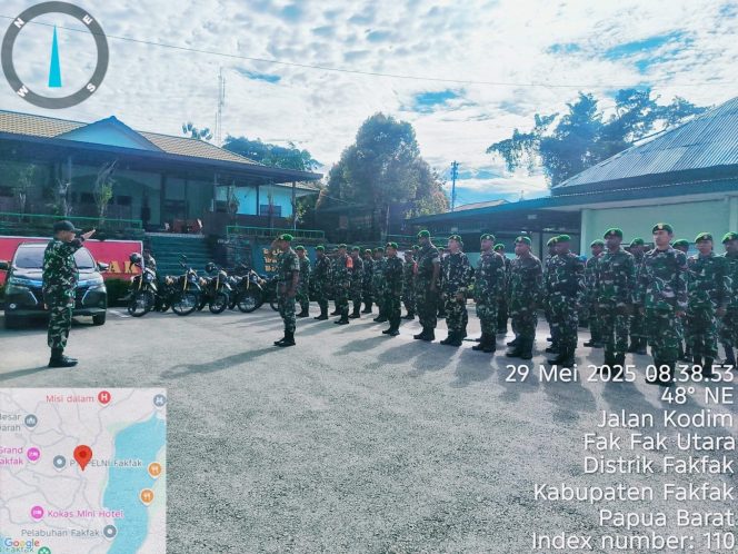 
					Jaga Fakfak Tetap Kondusif, Kodim 1803 Gelar Apel Siaga Sambut Hari Besar