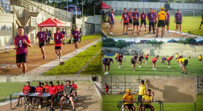 
					Perwira Korem 182/JO Ikuti Uji Garjas Dipimpin Pangdam XVIII/Ksr Secara Virtual, (Foto: EM/Panrem 182/JO).