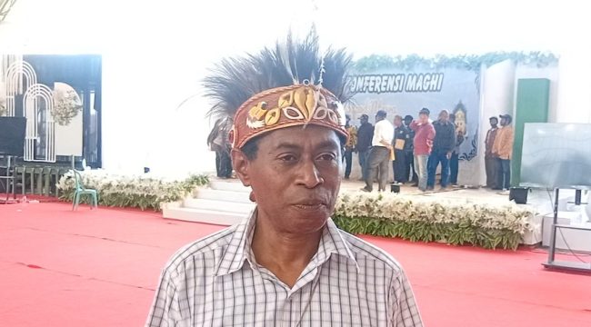 Dewan Adat Mbaham-Matta Sukses Gelar Konferensi Wewowo Maghi, Demianus Tuturop: Terima Kasih Warga Fakfak, (Foto: EM/AZT).