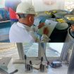 KSOP Fakfak Awasi Perpanjangan Sertifikat Keselamatan Kapal KM Usaha Baru, (Foto: EM/Djpl KSOP Fakfak).