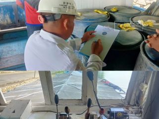 KSOP Fakfak Awasi Perpanjangan Sertifikat Keselamatan Kapal KM Usaha Baru, (Foto: EM/Djpl KSOP Fakfak).