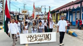 Meriahkan Tahun Baru Islam, Ribuan Warga Kaimana Ikuti Pawai 1 Muharram, (Foto: EM/Mulyadi Letsoin).