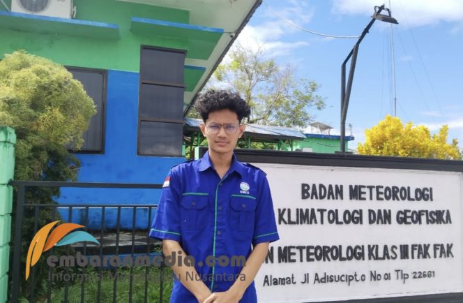 
					BMKG Fakfak: Cuaca Mulai Stabil, Tapi Gelombang Laut dan Kabut Perlu Diwaspadai, (Foto: EM/Ismail Weripang).