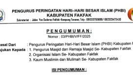 Pawai Ta’aruf dan Tabligh Akbar Siap Gema-kan 1 Muharram di Fakfak, (Foto: EM/AZT).