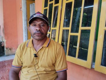 Kepala Kampung Kiat, Najamudin Baraweri, (Foto: EM/Ramli Rumbati).