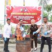 Ganja Dimusnahkan di Mapolres Fakfak, Polisi Tegaskan Komitmen Perang terhadap Narkotika, (Foto: EM/AZT).