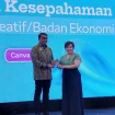 Kemenparekraf Gandeng Canva untuk Tingkatkan Talenta Industri Kreatif Digital, (Foto: EM/Antara.com).
