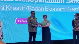 Kemenparekraf Gandeng Canva untuk Tingkatkan Talenta Industri Kreatif Digital, (Foto: EM/Antara.com).