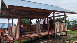 Menanam Nilai Agama Sejak Dini, Kampung Porum Fakfak Hadirkan TPQ, (Foto: EM/Ramli Rumbati).