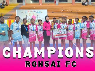 Ronsai FC Tampil Perkasa, Sapu Bersih Gelar di Bhayangkari Cup 2025, (Foto: EM/Mulyadi Letsoin).
