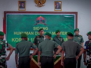Tiga Prajurit Langgar Disiplin, Danrem 182/JO Ambil Tindakan Tegas, (Foto: EM/AZT).