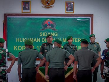Tiga Prajurit Langgar Disiplin, Danrem 182/JO Ambil Tindakan Tegas, (Foto: EM/AZT).