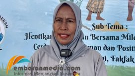 Kepala DP3AP2KB Fakfak Dorong Anak Jadi Pelopor dan Pelapor di Hari Anak Nasional 2025, (Foto: EM/AZT).
