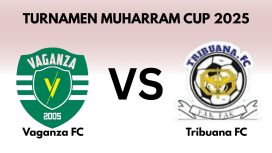 Vaganza FC vs Tribuana FC: Duel Panas Berebut Tiket Semifinal Muharam Cup 1446 H, (Foto: EM/Ramli Rumbati).