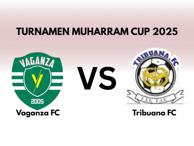 
					Vaganza FC vs Tribuana FC: Duel Panas Berebut Tiket Semifinal Muharam Cup 1446 H, (Foto: EM/Ramli Rumbati).
