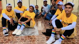 Bermodal Semangat, Triton Dance Crew Kaimana Tembus Panggung Juara di Kota Tual, (Foto: EM/Mulyadi Letsoin).