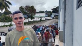 Perjuangkan Nasib Honorer Non-Database, Aliansi Datangi Kantor Bupati Fakfak, (Foto: EM/Alfan Rahakbauw).