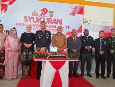 AKBP Satria Dwi Dharma Ajak Polisi Kaimana Jaga Integritas dan Terbuka Terhadap Koreksi, (Foto: EM/Mulyadi Letsoin).