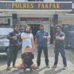 Buron Kasus Curanmor Asal Sorong Timur Dibekuk Resmob Batu Api Polres Fakfak, (Foto: EM/AZT).