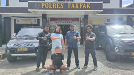 Buron Kasus Curanmor Asal Sorong Timur Dibekuk Resmob Batu Api Polres Fakfak, (Foto: EM/AZT).