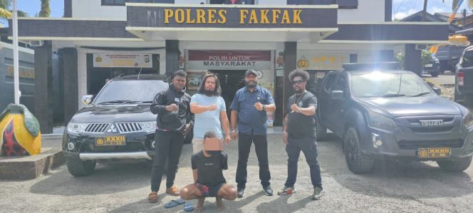 
					Buron Kasus Curanmor Asal Sorong Timur Dibekuk Resmob Batu Api Polres Fakfak, (Foto: EM/AZT).