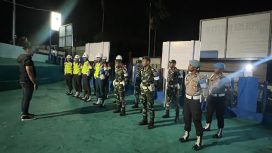 Razia Gabungan TNI-Polri Sasar THM di Fakfak, Tegakkan Gaktib dan Yustisi, (Foto: EM/AZT).