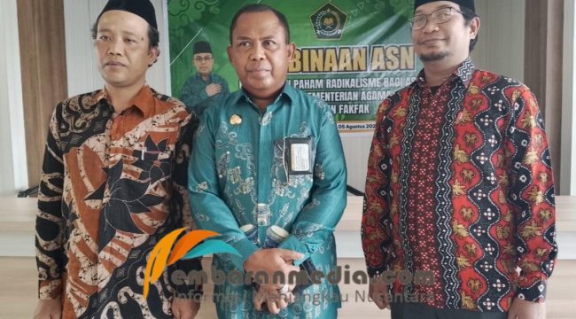 Kemenag Fakfak Bentuk Tim Pencegahan Radikalisme, Perkuat Ketahanan ASN, (Foto: EM/Ramli Rumbati).