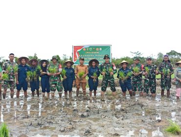 Kodim 1803/Fakfak Gencarkan Ketahanan Pangan Lewat TMMD Ke-125, (Foto: EM/AZT).